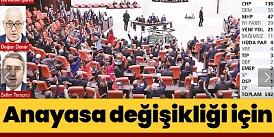 Anayasa değişikliği için 14 eksik kaldı