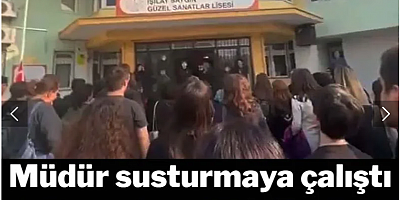 Andımız' krizi: Müdür susturmaya çalıştı, öğrenciler sonuna kadar okudu!
