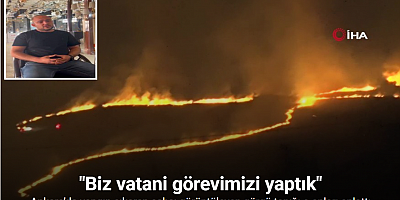 Ankara’da ağaçlık alanda yangın çıkaran şahsı görüntüleyen görgü tanığı o anları anlattı