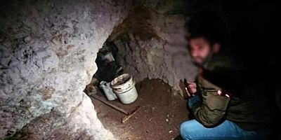 Ankara'da mağara baskını! Defineciler suçüstü yakalandı