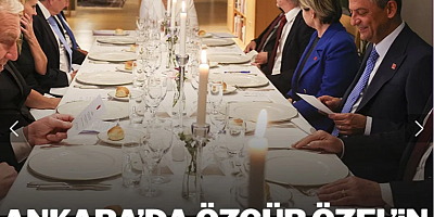 Ankara'da Özgür Özel'in katıldığı sürpriz yemek