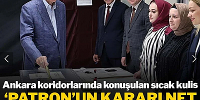 Ankara koridorlarında konuşulan sıcak kulis: 'Patron'un kararı net; seçim 20 ay sonra!'