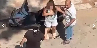Anne, kızını sokakta bıçakla kovaladı; o anlar kamerada