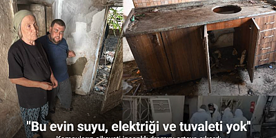 Anne ve 2 engelli oğlu yıllarca bu çöp evde yaşadı