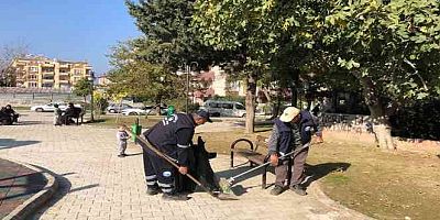Antakya'da park ve yeşil alanlar kışa hazırlanıyor