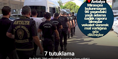 Antalya’da dublörlü 730 milyonluk vurgun planı çöktü: 7 tutuklama