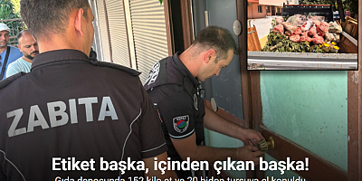 Antalya’da son kullanma tarihi bulunmayan ve süresi geçmiş 152 kilo et ile 20 bidon turşuya el konuldu