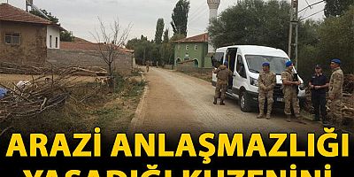 Arazi anlaşmazlığı yaşadığı kuzenini tüfekle öldürdü