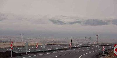 Ardahan'da zirvede kar ve sis görsel şölen oluşturdu