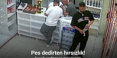 Arnavutköy’de pes dedirten hırsızlık: İçeceği eşofmanına gizleyip çaldı