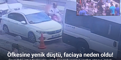 Arnavutköy’de yol verme tartışması kazayla sonlandı: Otomobil motosikletliye çarptı