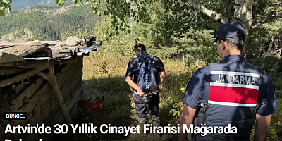 Artvin'de 30 Yıllık Cinayet Firarisi Mağarada Bulundu
