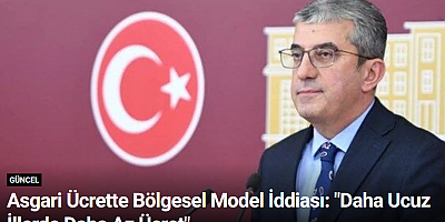 Asgari Ücrette Bölgesel Model İddiası: 