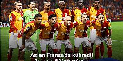 Aslan Fransa'da kükredi! Galatasaray, Lille'i 4 golle mağlup etti