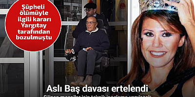 Aslı Baş davası ertelendi