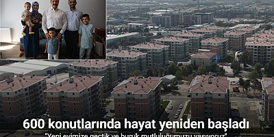 Asrın felaketinde bin 200 insana mezar olan 600 konutlarında hayat yeniden başladı
