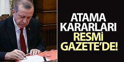 Atama kararları Resmi Gazete'de! 4 üniversiteye rektör ataması