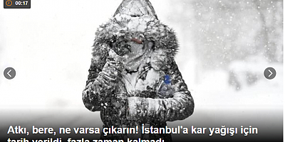 Atkı, bere, ne varsa çıkarın! İstanbul'a kar yağışı için tarih verildi, fazla zaman kalmadı
