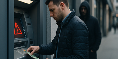 ATM'de işlem yaptıktan sonra bu adımı atlayan hapı yuttu!