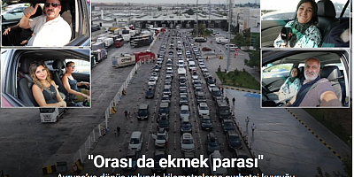 Avrupa’ya dönüş yolunda kilometrelerce gurbetçi kuyruğu