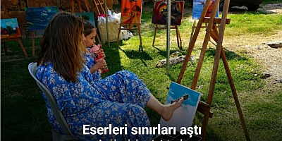 Ayaklarıyla hayata tutundu, eserleri sınırları aştı