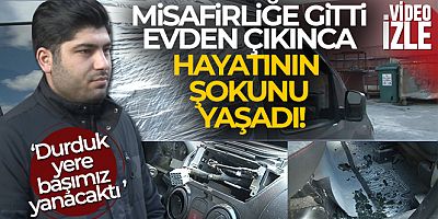 Bağcılar'a misafirliğe gitti, 30 dakika içerisinde aracı soyuldu