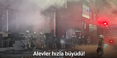 Bağcılar’da 4 katlı tekstil fabrikasında korkutan yangın