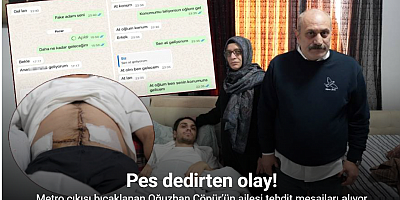 Bağcılar’da metro çıkışı bıçaklanan Oğuzhan Çöpür’ün ailesine tehdit mesajları atıldığı ortaya çıktı