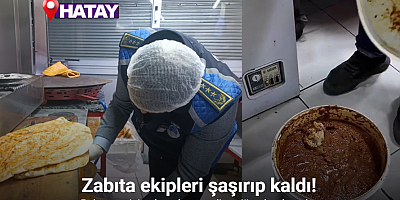 Baharatın içine bozulmasın diye bırakılan çiğ et, zabıta ekiplerini şaşırttı