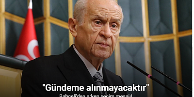Bahçeli: 