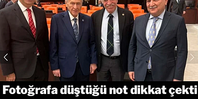 Bahçeli ve Çandar’dan samimi kare: Fotoğrafa düştüğü not dikkat çekti