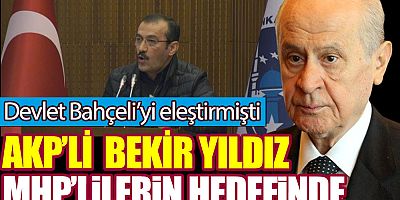 Bahçeli’yi eleştiren AKP’li isim MHP’lilerin hedefinde!