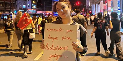 Bahçeli'yi eleştiren genç Cumhurbaşkanına hakaret suçlamasıyla adliyeye sevk edildi