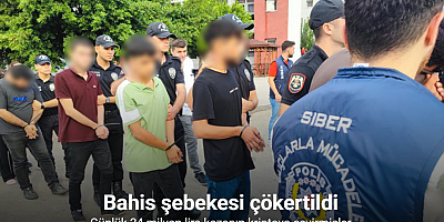 Bahis şebekesi adliyeye sevk edildi: Günlük 24 milyon lira kazanıp kriptoya çevirmişler