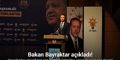Bakan Bayraktar: 