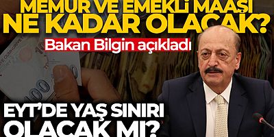 Bakan Bilgin: '(Memur maaşları) Bu sene de enflasyon üzerinde artış vereceğiz'
