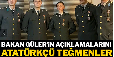 Bakan Güler'in açıklamalarını Atatürkçü teğmenler böyle çürüttü