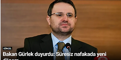 Bakan Gürlek duyurdu: Süresiz nafakada yeni dönem
