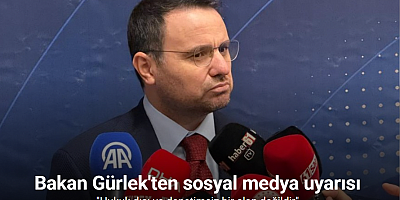 Bakan Gürlek: 