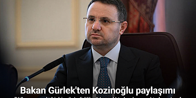 Bakan Gürlek: 