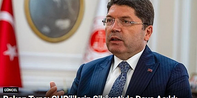 Bakan Tunç: CHP’lilerin Şikâyetiyle Dava Açıldı