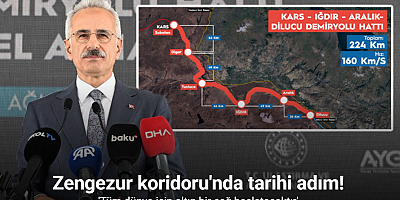 Bakan Uraloğlu: Zengezur koridoru, Türkiye, Azerbaycan ve Ermenistan arasında ekonomik işbirliğini güçlendirecek, bölgesel barışı pekiştirecek