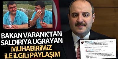 Bakan Varank'tan, saldırıya uğrayan İHA muhabiri Uslu ile ilgili paylaşım