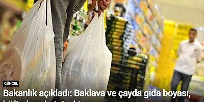 Bakanlık açıkladı: Baklava ve çayda gıda boyası, köftede sakatat çıktı