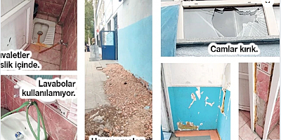 Bakımı ve Onarımı Yapılmayan Okulda Müdür ve Yardımcıları Görevden Alındı