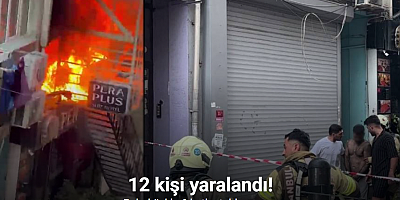 Bakırköy’de 6 katlı otelde yangın: 12 yaralı