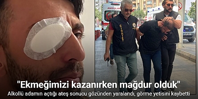 Balkondan açılan ateşte gözünden yaralanan işçi: 