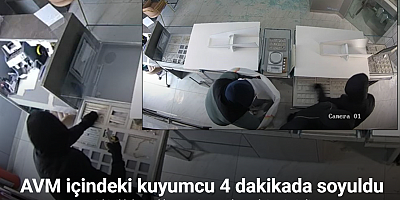 Başakşehir’de AVM içindeki kuyumcu 4 dakikada soyuldu