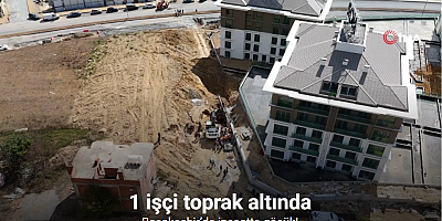 Başakşehir’de inşaatta göçük: 1 işçi toprak altında