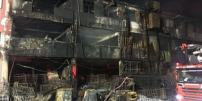 Başakşehir'de kimya fabrikasında çıkan yangın 8 saat sonra söndürüldü